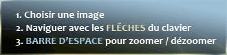 Utilisez les fleches et la barre d'espace